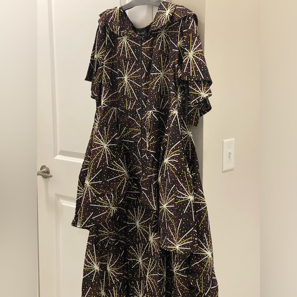 (NWOT) AFRICAN STYLE HIGH-LOW MULTI-COLOR PRINT TOP - Picture 4 of 10